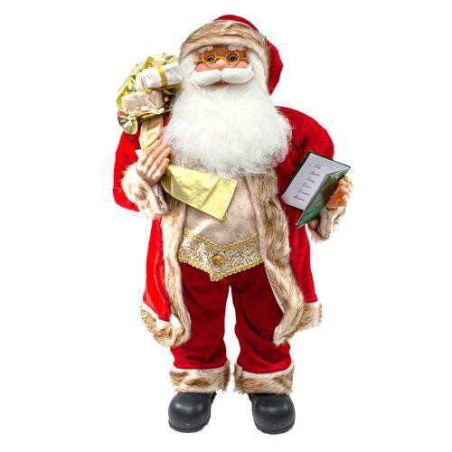 TDC USA Inc. Christmas 32 Inch  Santa - Ivory/Burgundy, 1 each