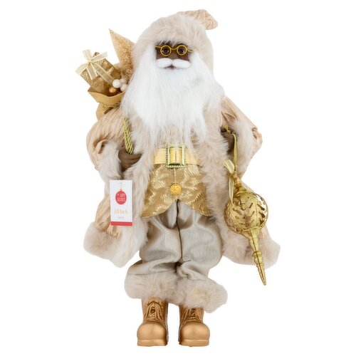 Happy Holidays 18'' African American Santa