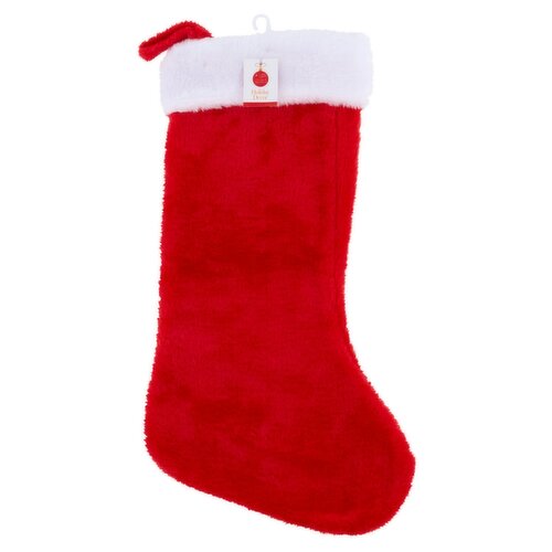 Holiday Decor 19" Plush Stocking