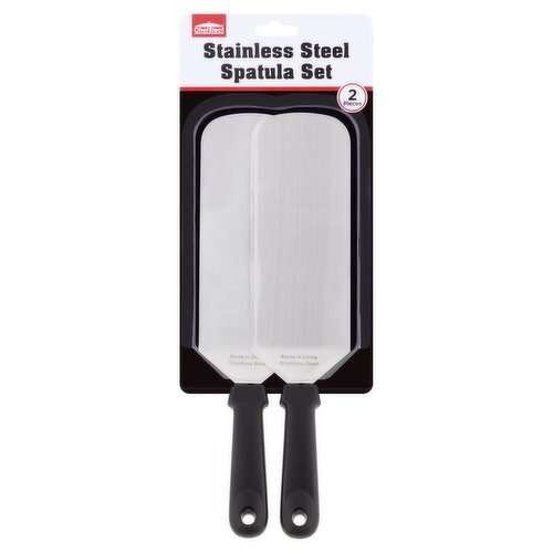 ChefElect Stainless Steel Spatula Set, 2 count