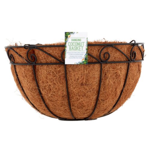 Hanging Coconut Basket