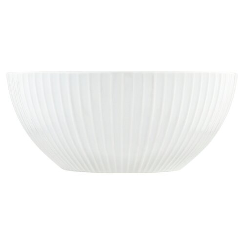 7.75" Round Embossed Ceramic Bowl