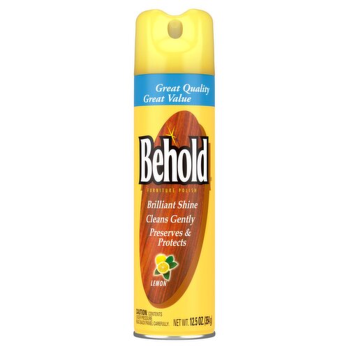 Behold Lemon Furniture Polish, 12.5 oz