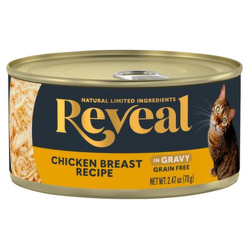 Reveal Chicken Breast Recipe in Gravy Cat Food, 2.47 oz