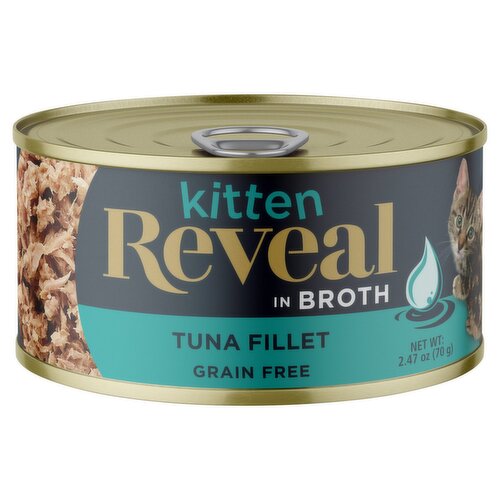 Reveal Tuna Fillet in Broth Kitten Food, 2.47 oz