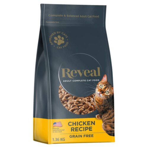 Reveal Grain Free Chicken Recipe Adult Complete Cat Food, 3 lb