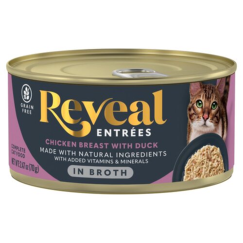 Reveal Entrées Chicken Breast with Duck in Broth 2.47 oz Can