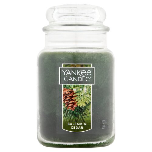 Yankee Candle Balsam & Cedar Candle, 22 oz