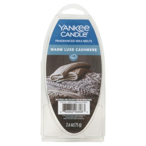 Yankee Candle Warm Luxe Cashmere Fragranced Wax Melts, 2.6 oz