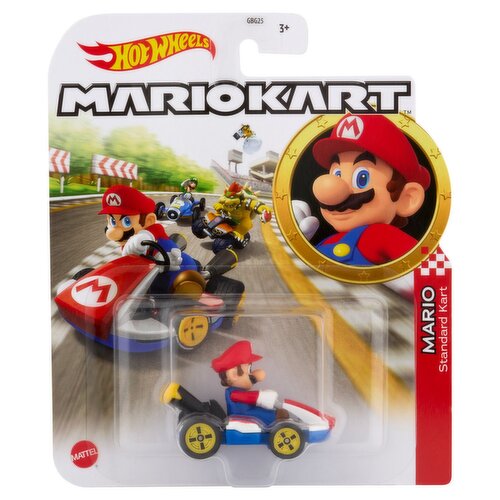 Hot Wheels Mario Kart Mario Standard Kart, 3+