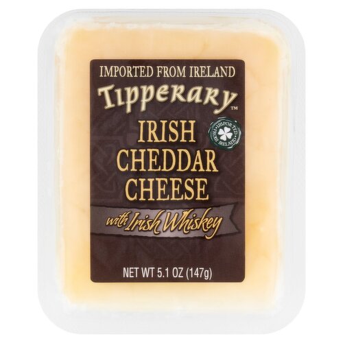 Tipperary Irish Cheddar Cheese with Irish Whiskey, 5.1 oz