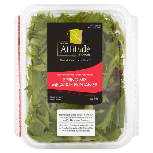 Fresh Attitude Prewashed Spring Mix, 5 oz