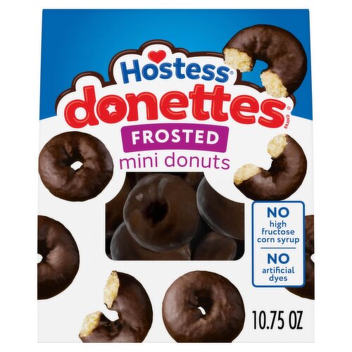 Hostess Donettes Frosted Mini Donuts, 10.75 oz