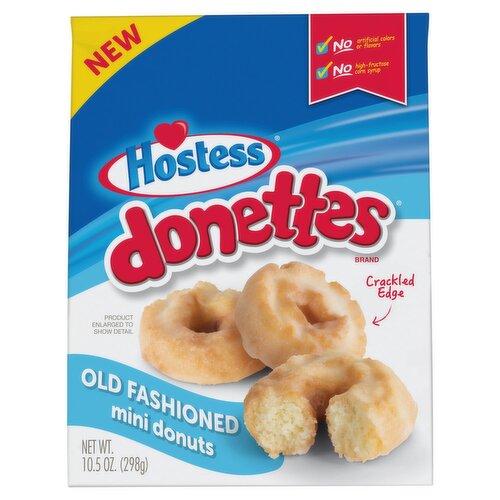 Hostess Donettes Old Fashioned Mini Donuts, 10.5 oz