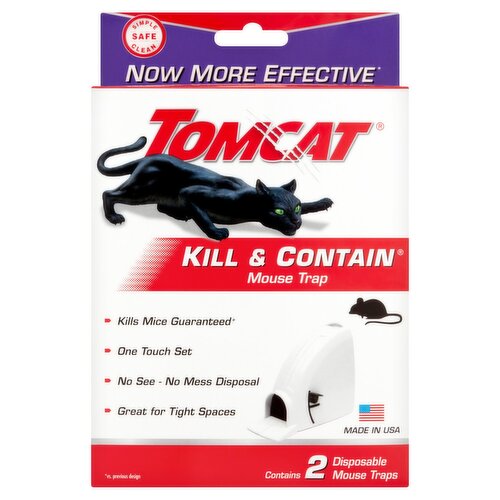 Tomcat Kill & Contain Mouse Trap, 2 count