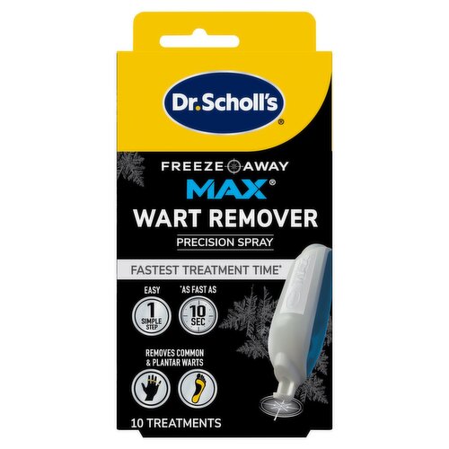 Dr. Scholl's Freeze Away Max Wart Remover Precision Spray, 10 count