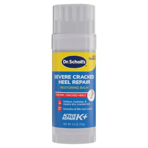 Dr. Scholl's Severe Cracked Heel Repair Restoring Balm, 2.5 oz