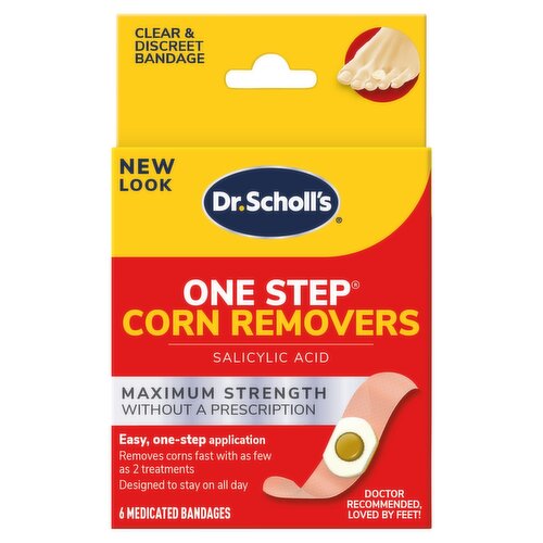 Dr. Scholl's One Step Corn Removers Medicated Bandages, 6 count