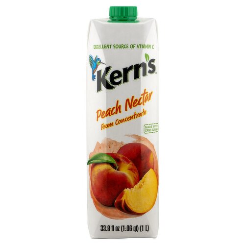 Kern's Peach Nectar, 33.8 fl oz