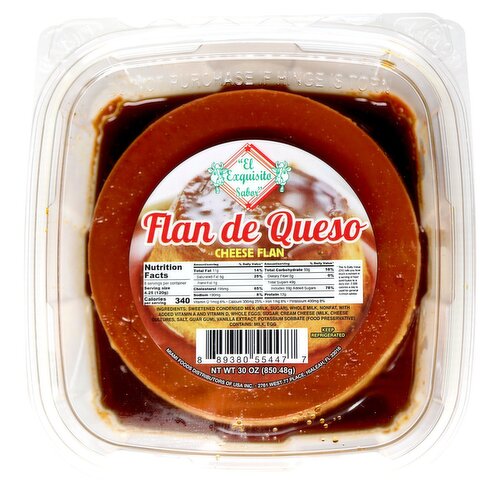 El Exquisito Sabor Cheese Flan, 30 oz