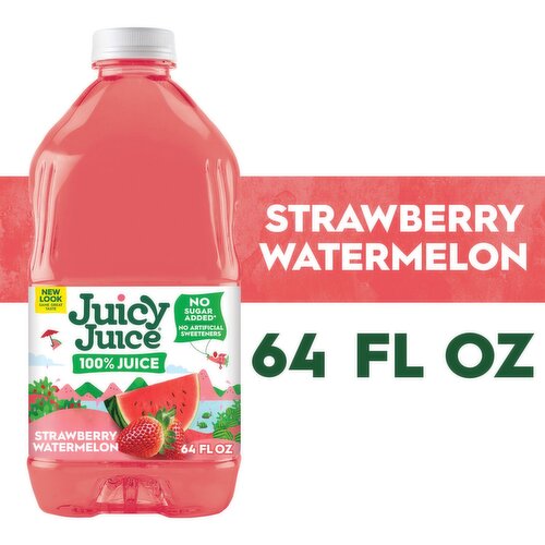 Juicy Juice Strawberry Watermelon 100% Juice, 64 fl oz