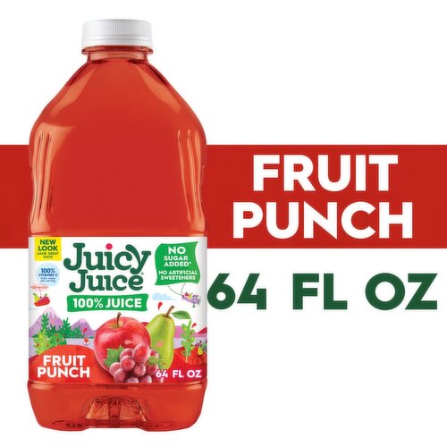 Juicy Juice Fruit Punch 100% Juice, 64 fl oz