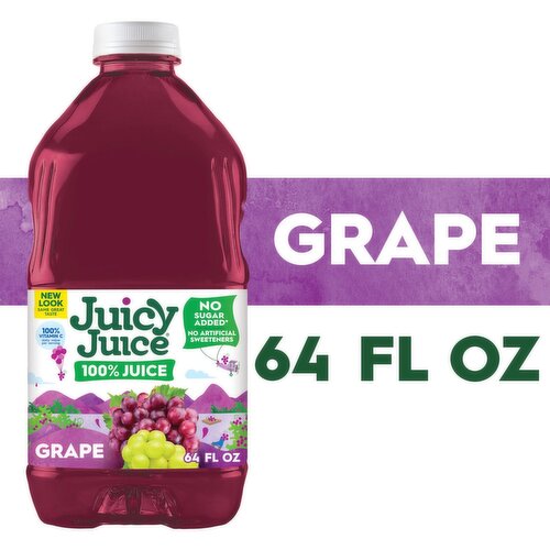Juicy Juice Grape 100% Juice, 64 fl oz