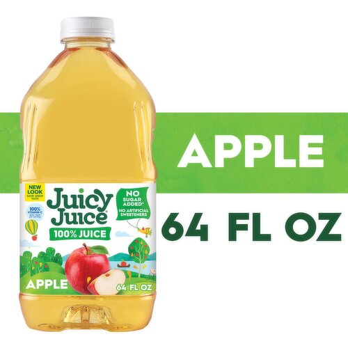 Juicy Juice Apple 100% Juice, 64 fl oz