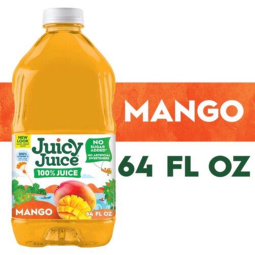 Juicy Juice Mango 100% Juice, 64 fl oz