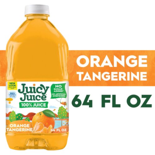 Juicy Juice Orange Tangerine 100% Juice, 64 fl oz