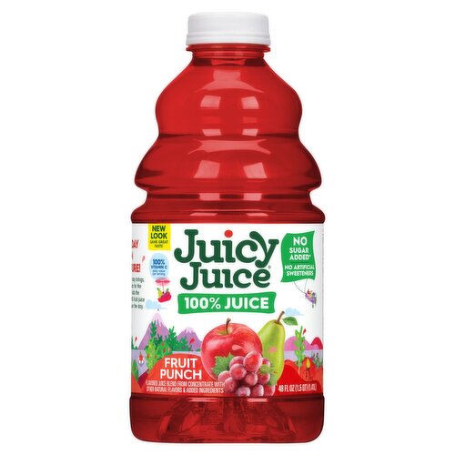 Juicy Juice Fruit Punch 100% Juice, 48 fl oz