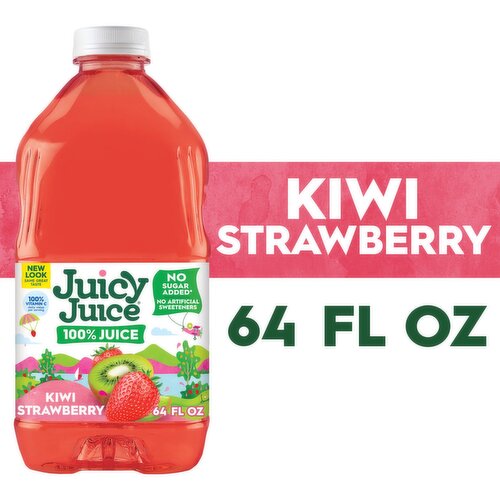 Juicy Juice Kiwi Strawberry 100% Juice, 64 fl oz