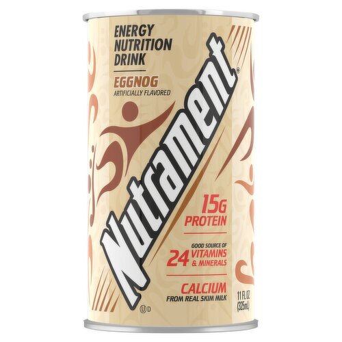 Nutrament Eggnog Energy Nutrition Drink, 11 fl oz