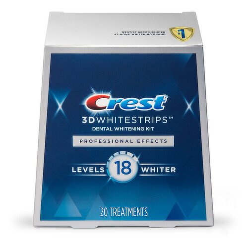 Crest 3D Whitestrips Professional Effects Dental Whitening Kit, 40 count