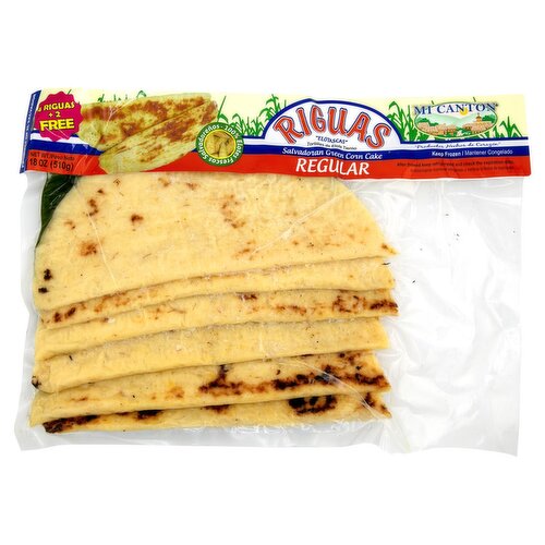 Mi Canton Regular Salvadoran Green Corn Cake Riguas, 18 oz