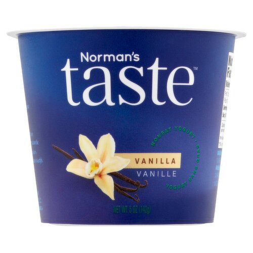 Norman's Taste Vanilla Nonfat Yogurt, 5 oz