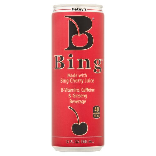 Petey's Bing Cherry Beverage, 12 fl oz