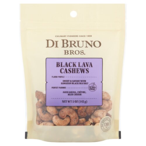 Di Bruno Bros. Black Lava Cashews, 5 oz