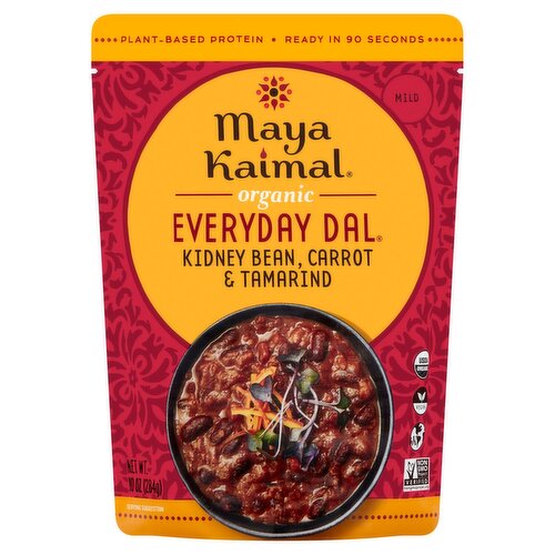 Maya Kaimal Everyday Dal Organic Kidney Bean, Carrot & Tamarind Dal, 10 oz