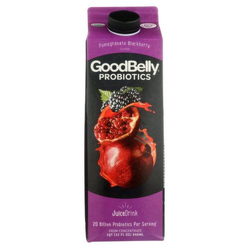 GoodBelly Pomegranate Blackberry Flavor Probiotics Juice Drink, 32 fl oz