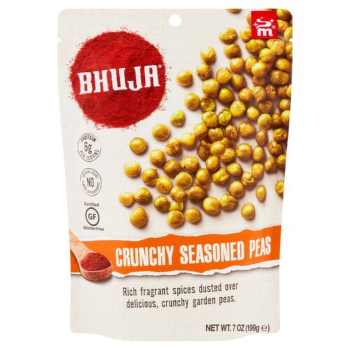 Bhuja Crunchy Seasoned Peas, 7 oz