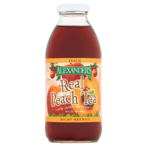 Alexander's Real Peach Tea, 16 fl oz