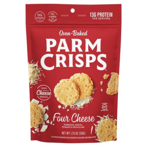ParmCrisps Oven-Baked 100% Four Cheese Snack, 1.75 oz
