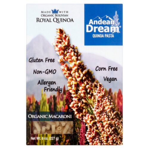 Andean Dream Organic Macaroni Quinoa Pasta, 8 oz