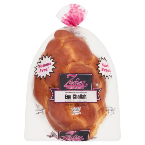 Zadies Bake Shop Egg Challah Bread, 15 oz