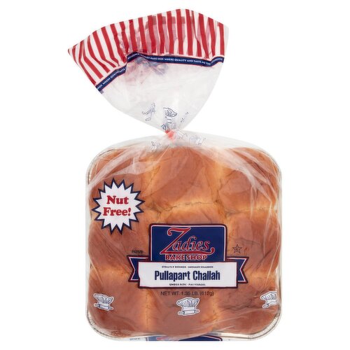 Zadies Bake Shop Pullapart Challah Bread, 1.35 lb