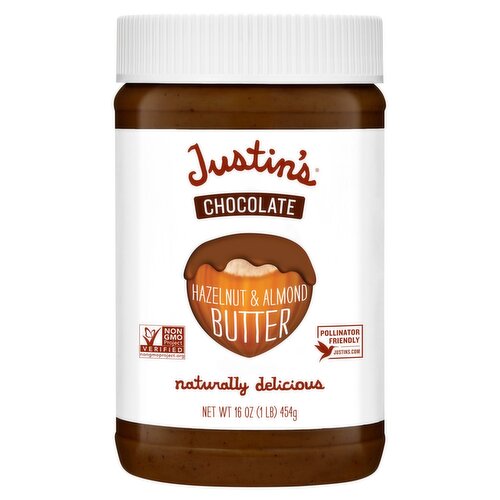 Justin's Chocolate Hazelnut & Almond Butter, 16 oz