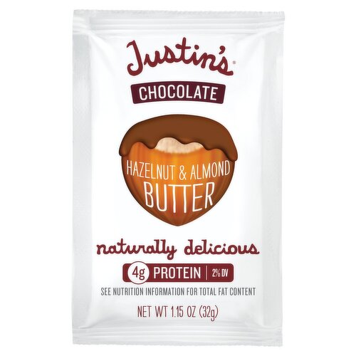 Justin's Chocolate Hazelnut & Almond Butter, 1.15 oz