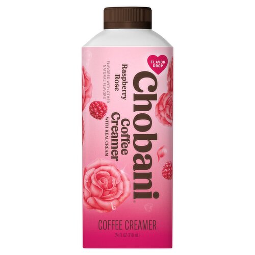 Chobani Raspberry Rose Coffee Creamer, 24 fl oz