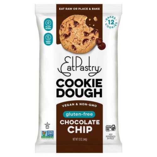 Eat Pastry Gluten Free Chocolate Chip Cookie Dough, 12 oz